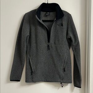 The North Face Charcoal Half-Zip Fleece